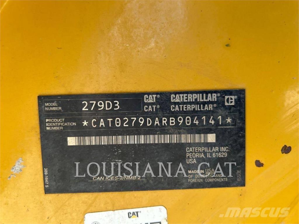 CAT 279D3 Skid steer loderler