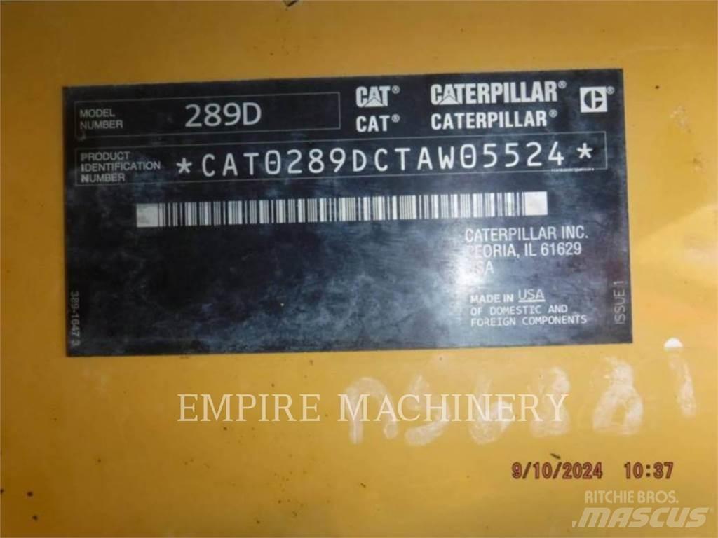 CAT 289D Skid steer loderler