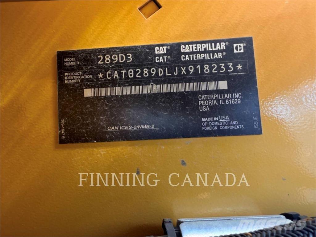 CAT 289D3 Paletli yükleyiciler