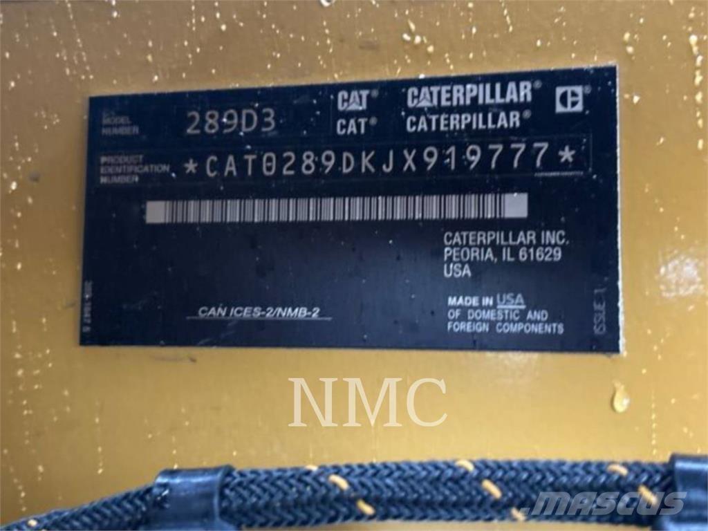 CAT 289D3 Paletli yükleyiciler