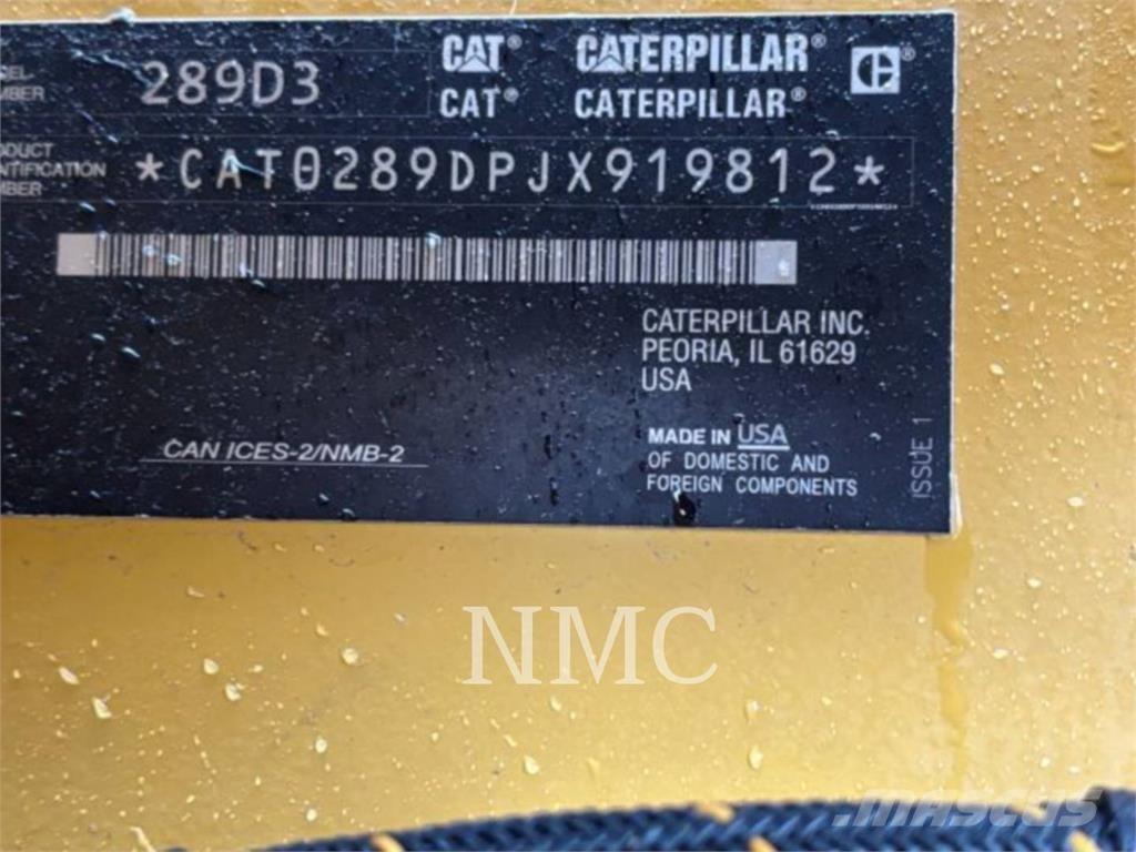 CAT 289D3 Paletli yükleyiciler