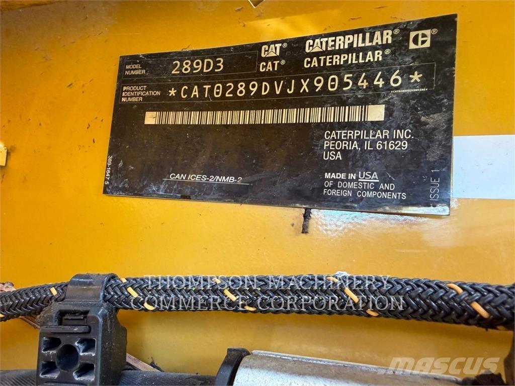 CAT 289D3 Paletli yükleyiciler