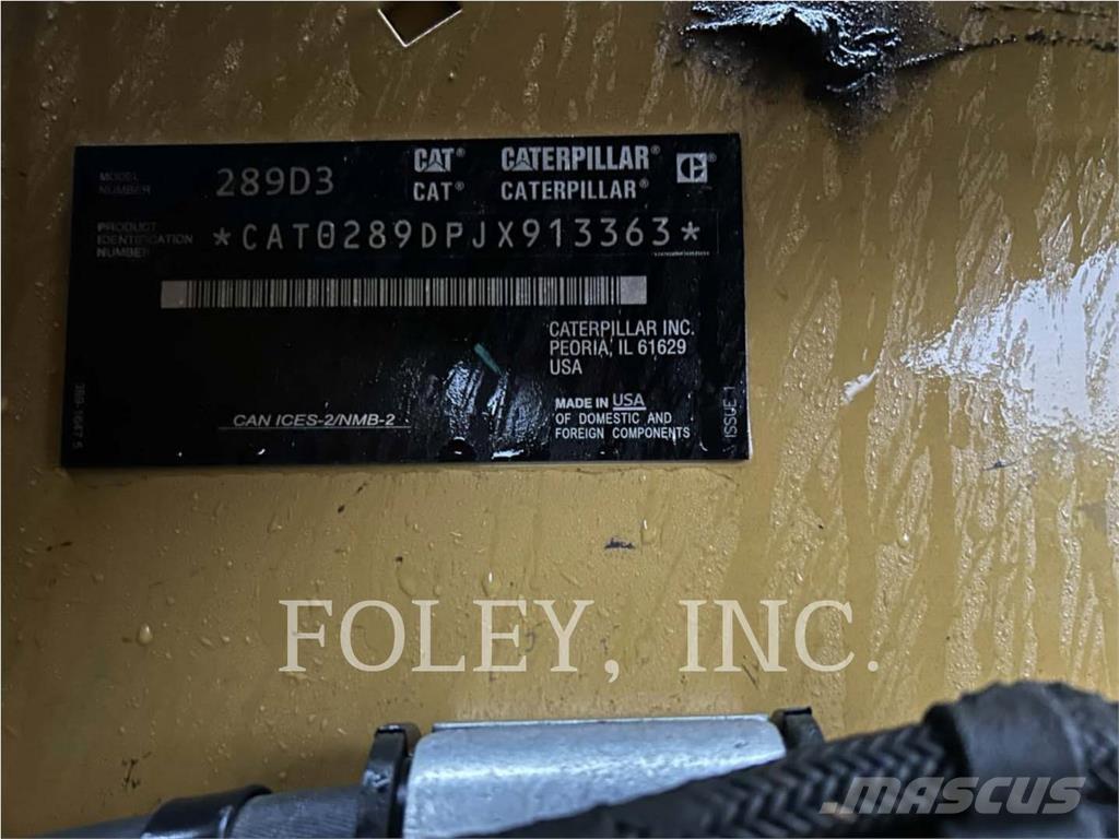 CAT 289D3 Paletli yükleyiciler
