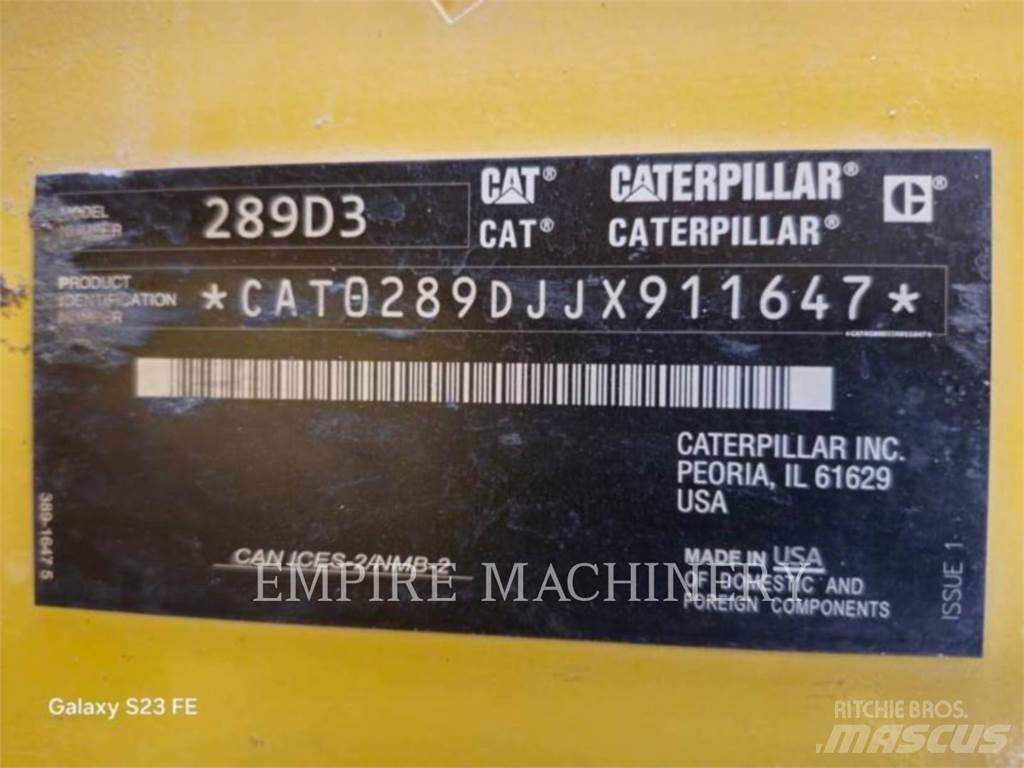 CAT 289D3 CA Skid steer loderler
