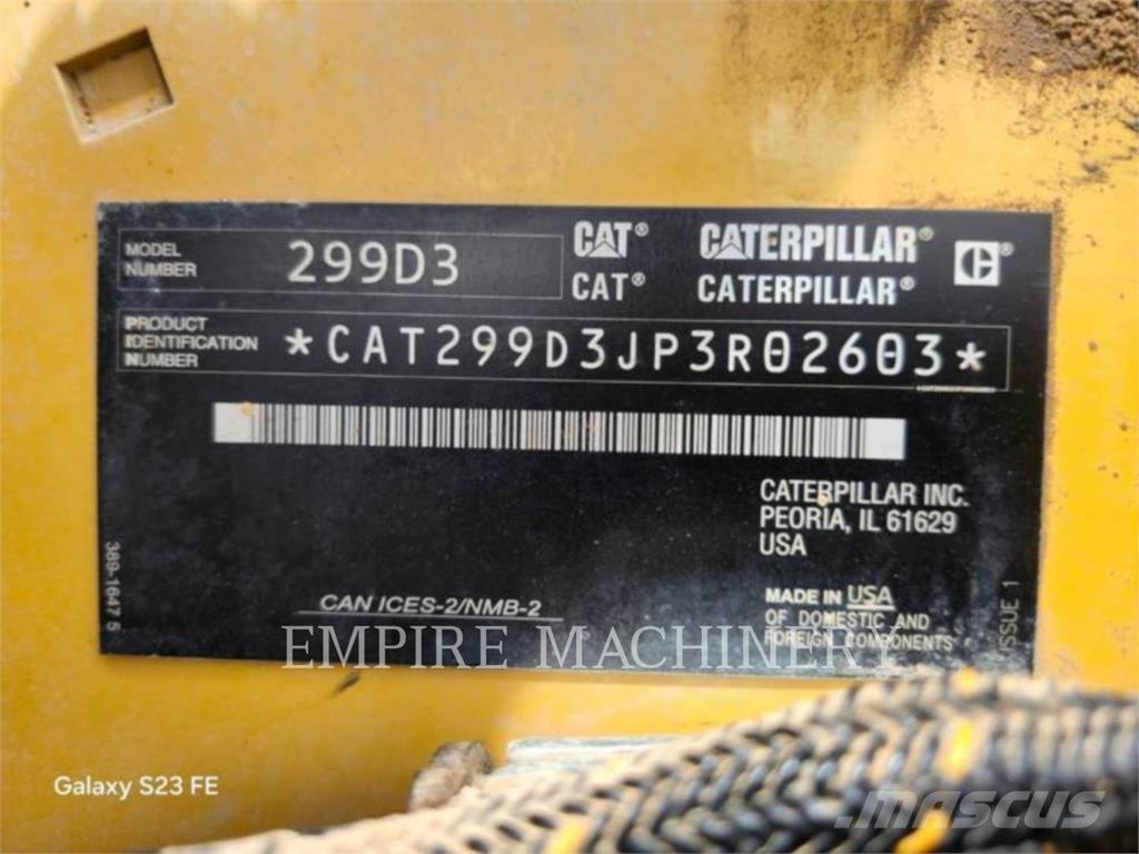 CAT 299D3XPSCA Skid steer loderler