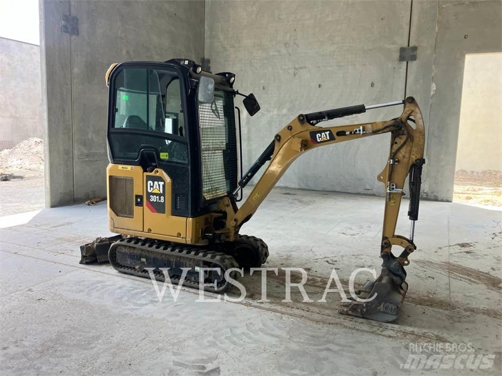 CAT 301.8 Mini ekskavatörler, 7 tona dek