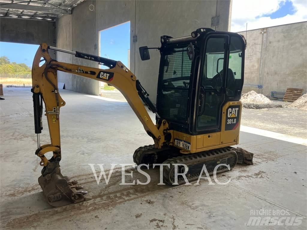 CAT 301.8 Mini ekskavatörler, 7 tona dek