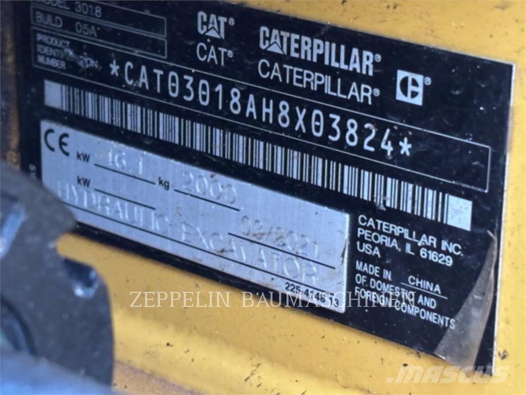 CAT 301.8-05A Paletli ekskavatörler