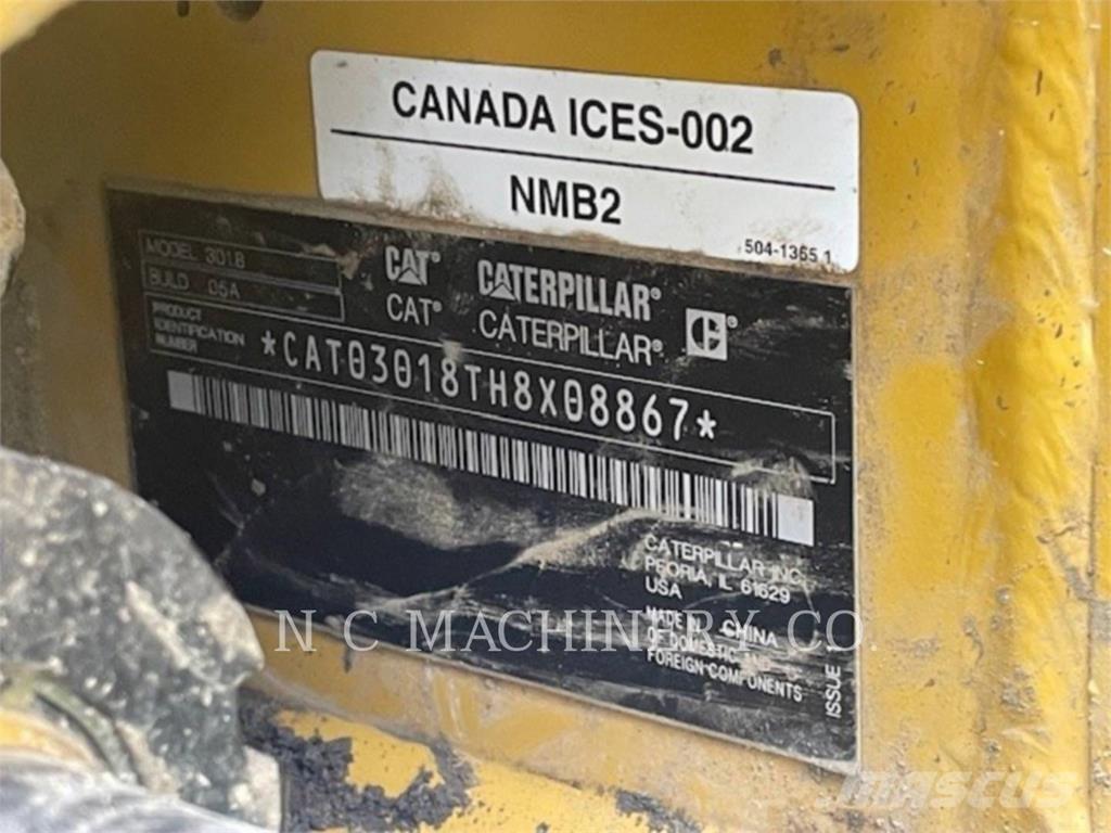 CAT 301.8 CRCB Paletli ekskavatörler