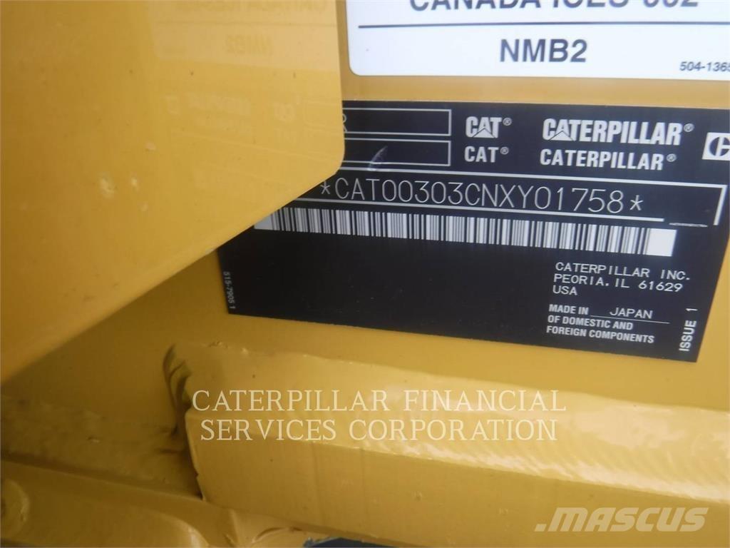 CAT 303-07CR Paletli ekskavatörler