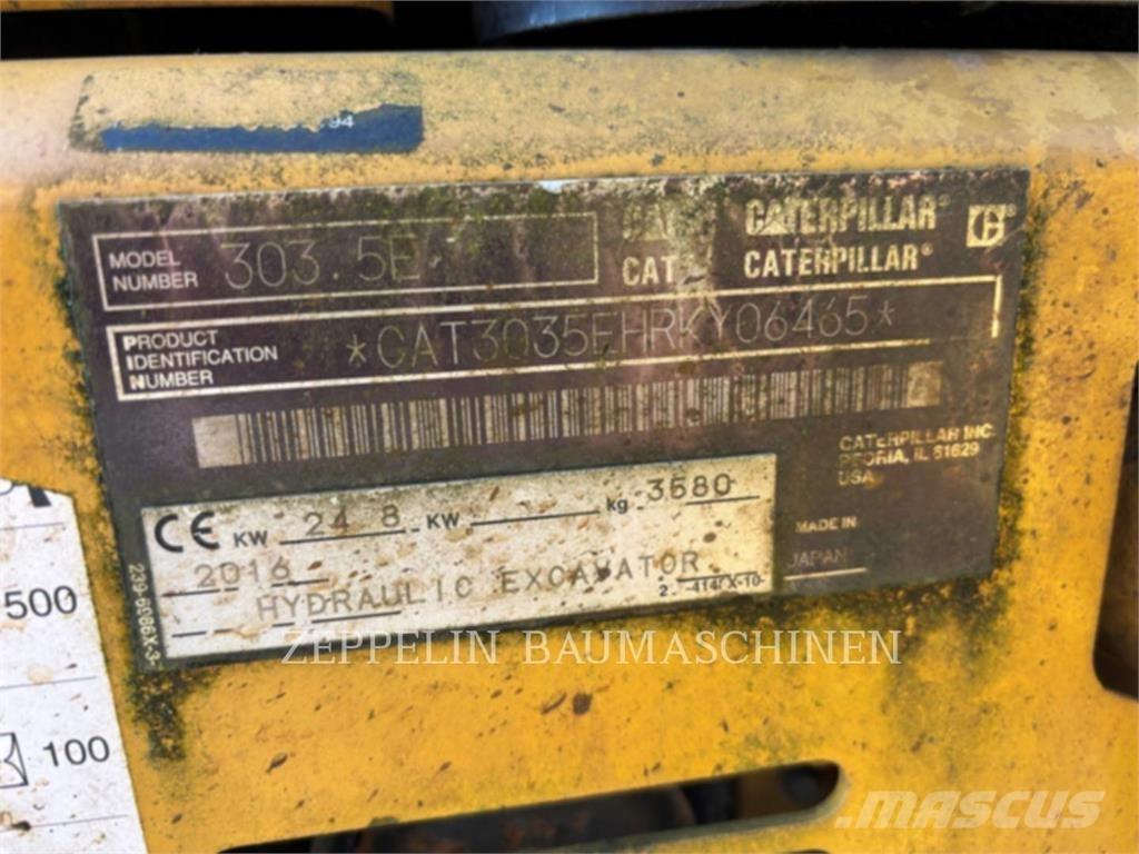 CAT 303.5ECR Paletli ekskavatörler