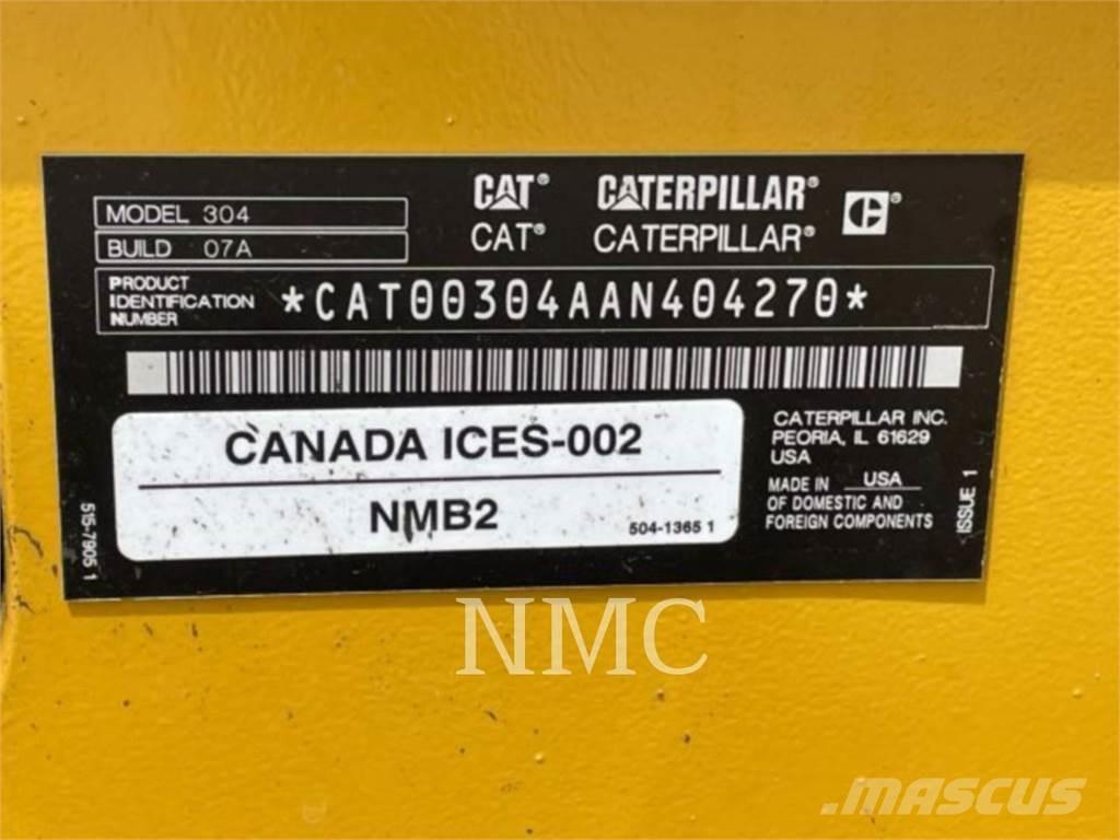 CAT 304-07 Paletli ekskavatörler