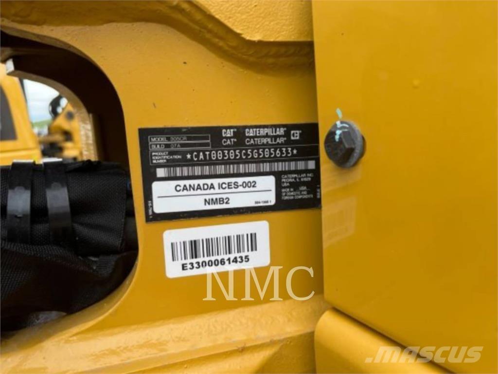 CAT 305-07CR Paletli ekskavatörler