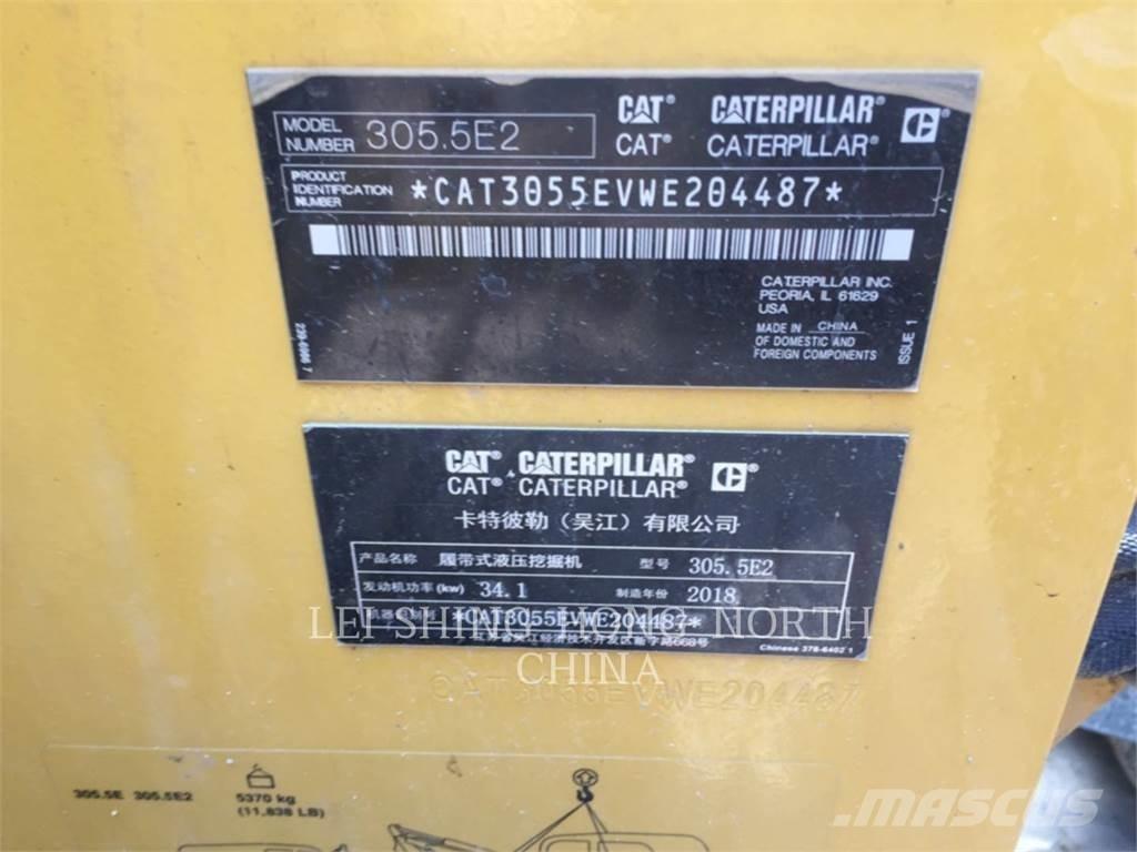 CAT 305.5E2 Paletli ekskavatörler
