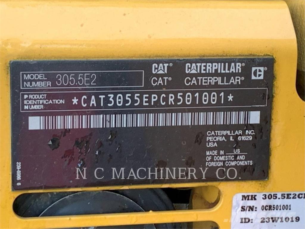 CAT 305.5E2CRB Paletli ekskavatörler