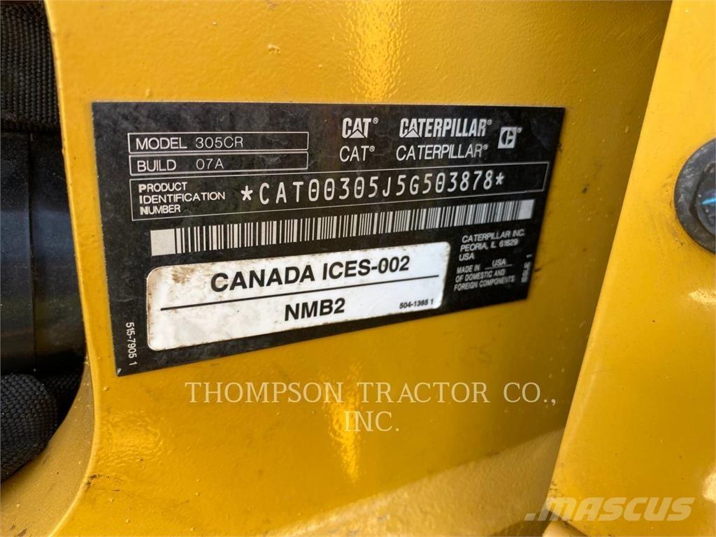 CAT 305 CR Paletli ekskavatörler