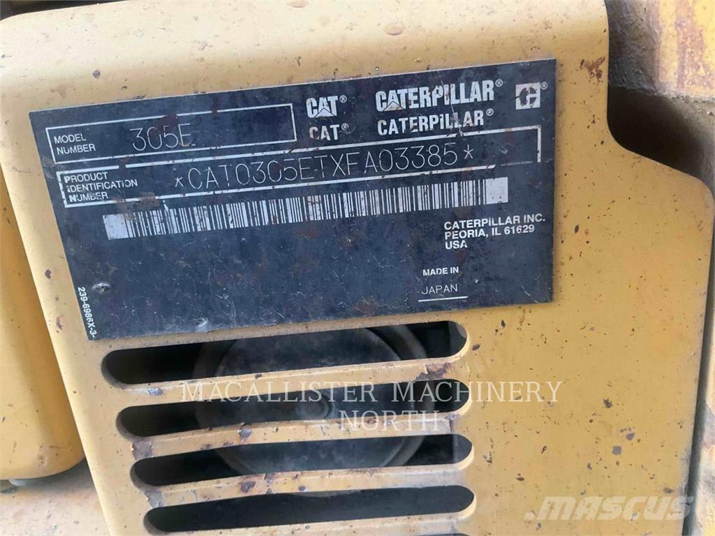 CAT 305ECR TQ Paletli ekskavatörler