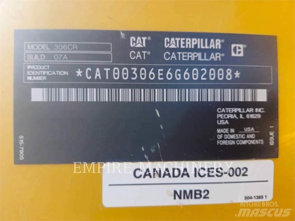 CAT 306 CR Paletli ekskavatörler