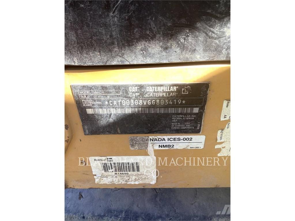 CAT 308CR Paletli ekskavatörler