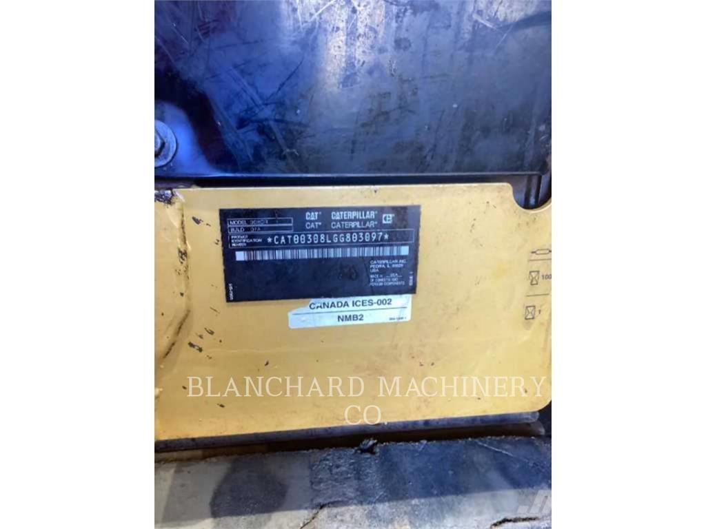 CAT 308CR Paletli ekskavatörler