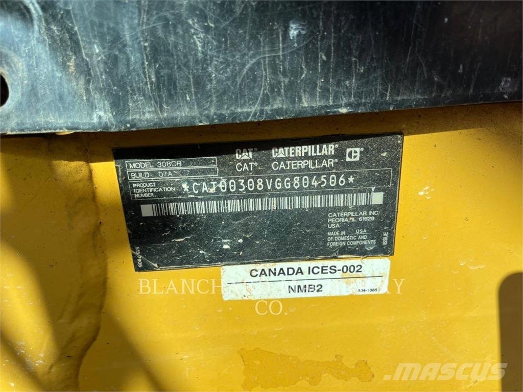CAT 308CR Paletli ekskavatörler