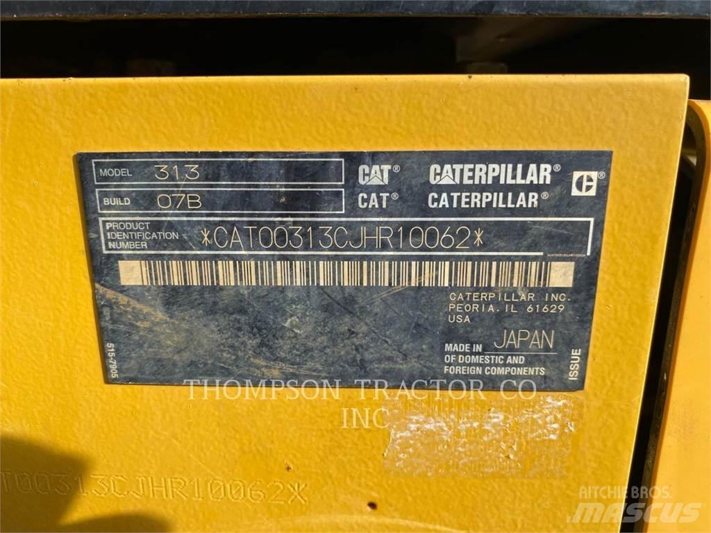 CAT 313 Paletli ekskavatörler