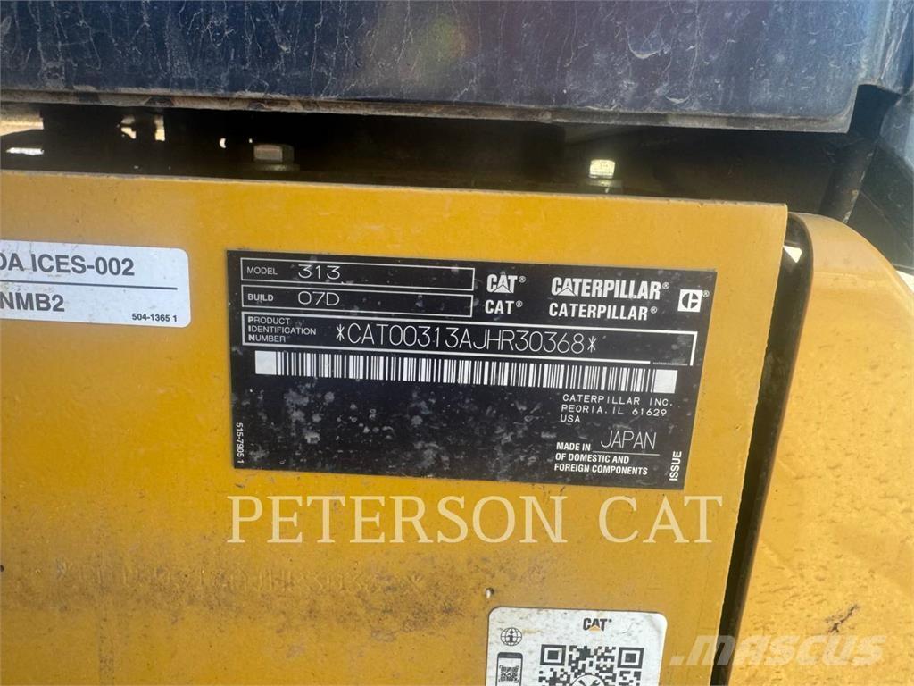 CAT 313 Paletli ekskavatörler