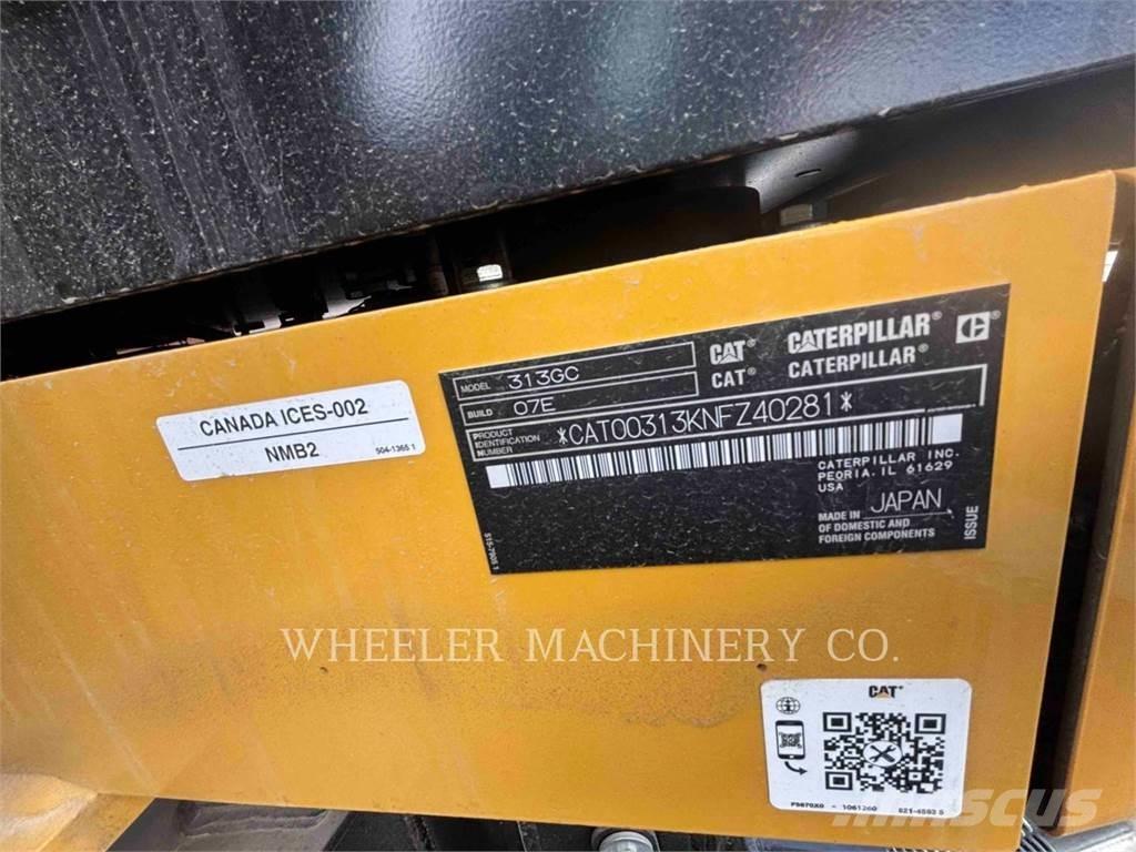 CAT 313 GC CF Paletli ekskavatörler