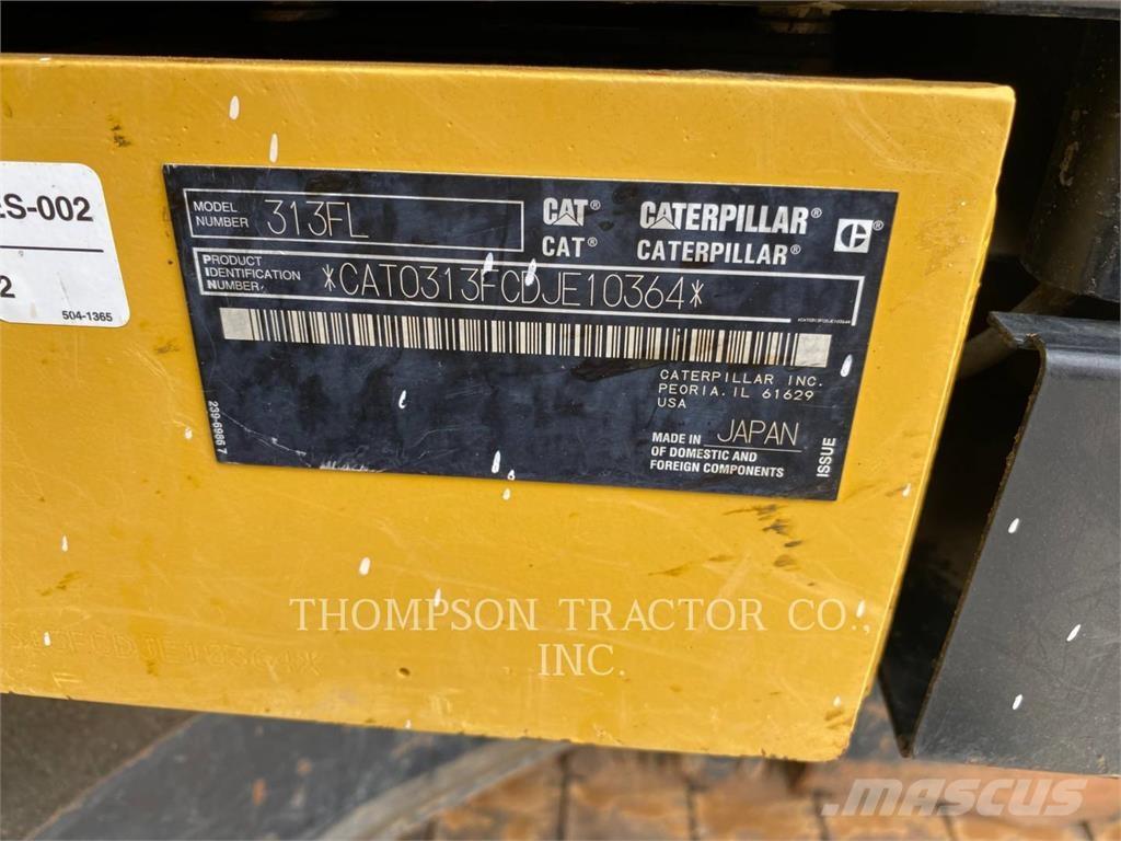 CAT 313FL Paletli ekskavatörler