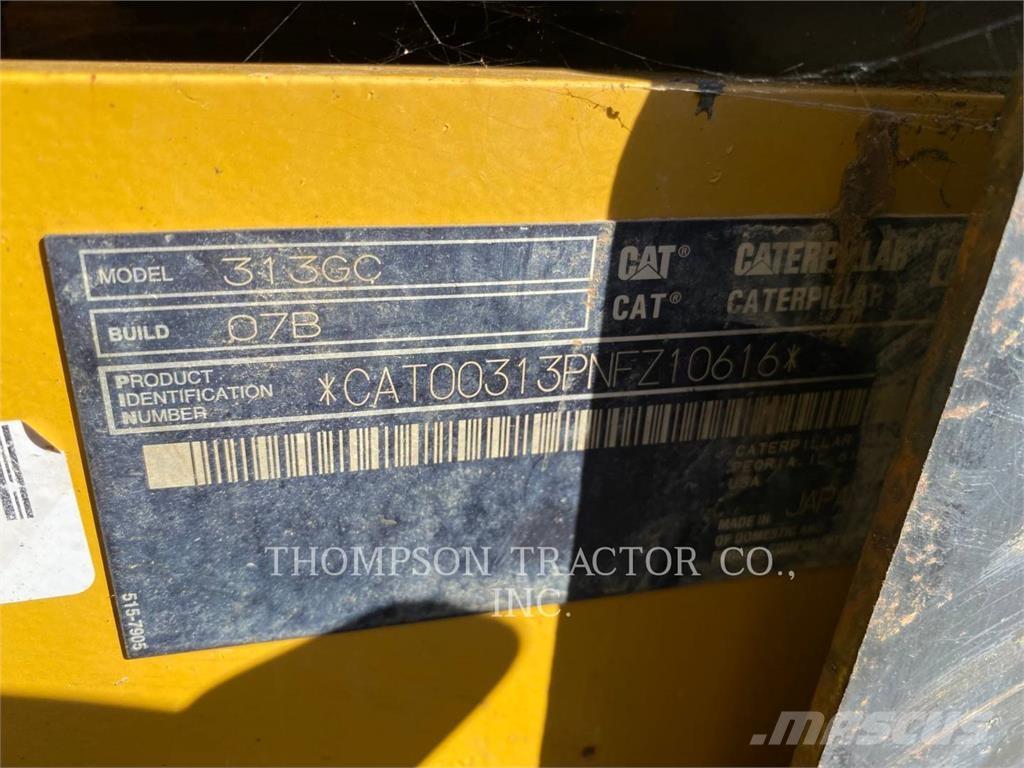 CAT 313GC Paletli ekskavatörler