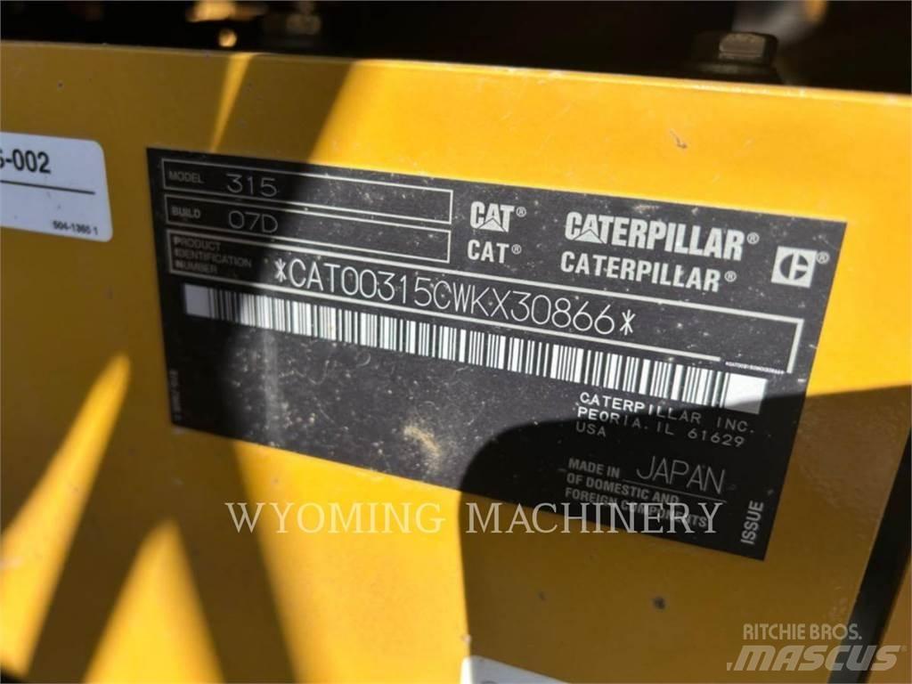 CAT 315 Paletli ekskavatörler