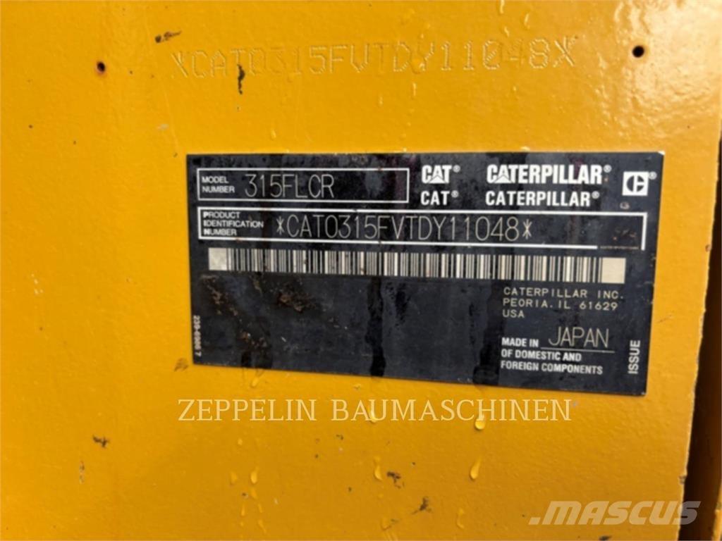 CAT 315FL Paletli ekskavatörler