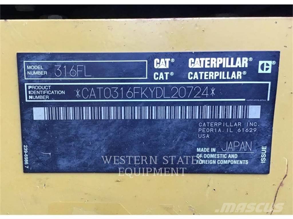 CAT 316F Paletli ekskavatörler
