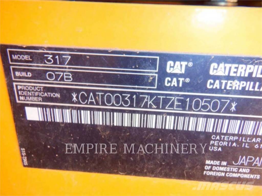 CAT 317-07 Paletli ekskavatörler