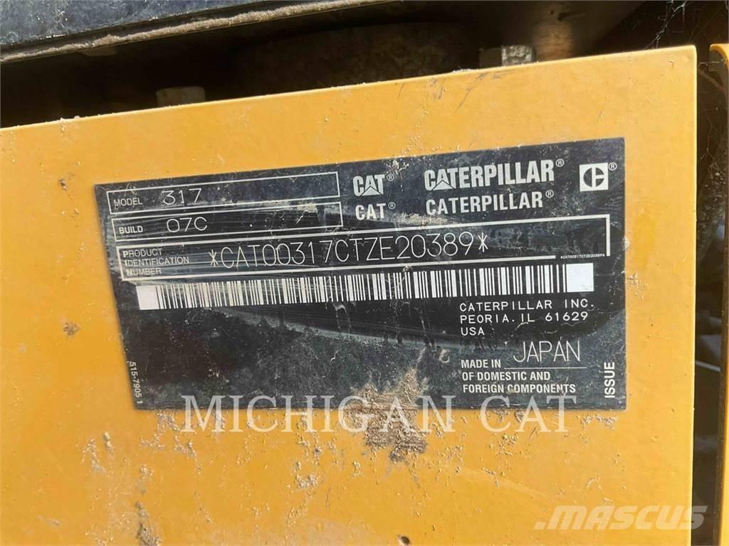 CAT 317 PQZ1 Paletli ekskavatörler