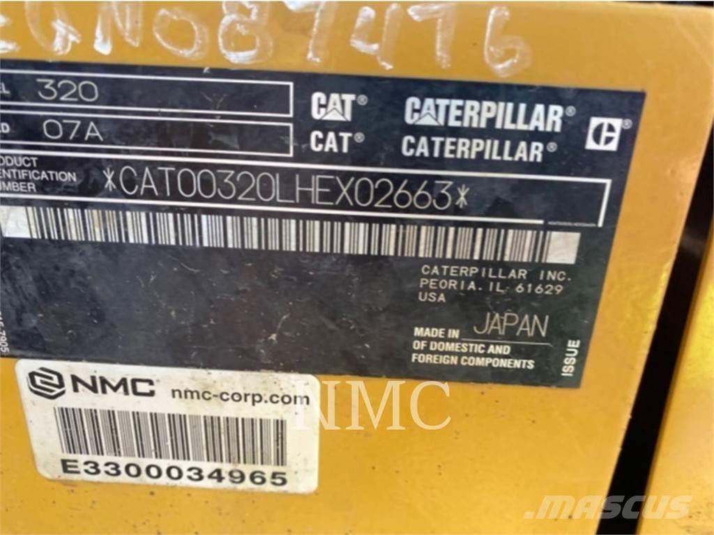 CAT 320 Paletli ekskavatörler