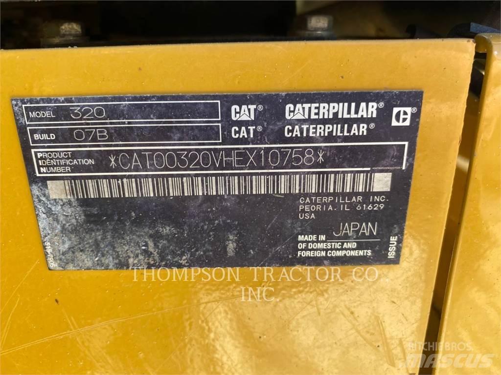 CAT 320 Paletli ekskavatörler