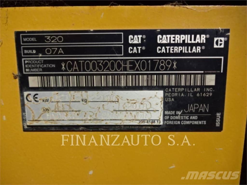 CAT 320 Paletli ekskavatörler