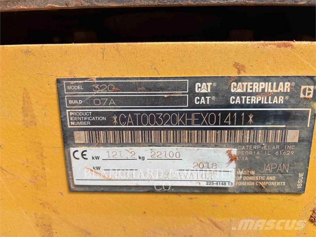 CAT 320 Paletli ekskavatörler