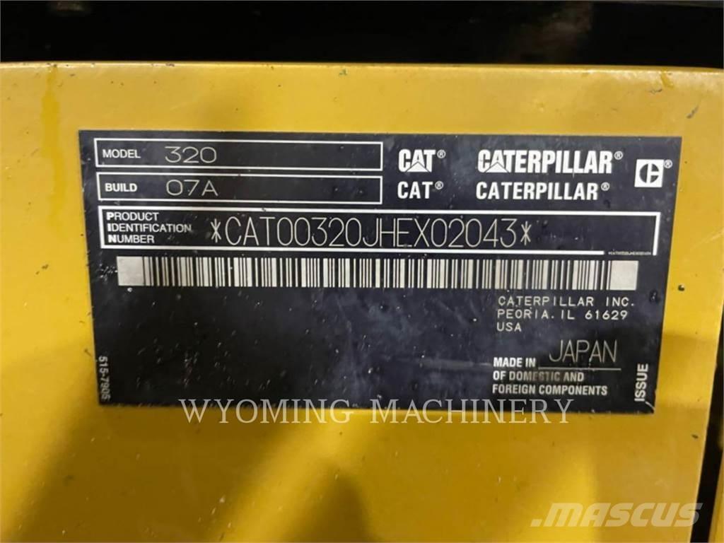 CAT 320 Paletli ekskavatörler