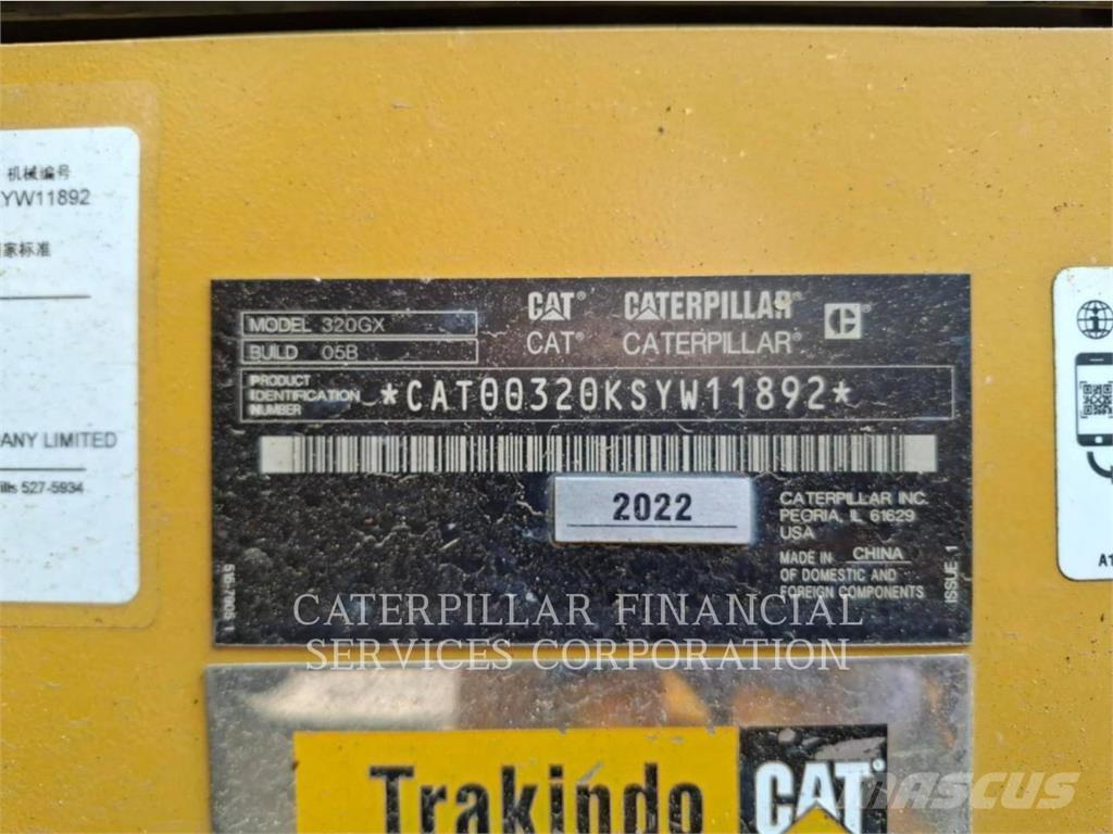 CAT 320-05GX Paletli ekskavatörler