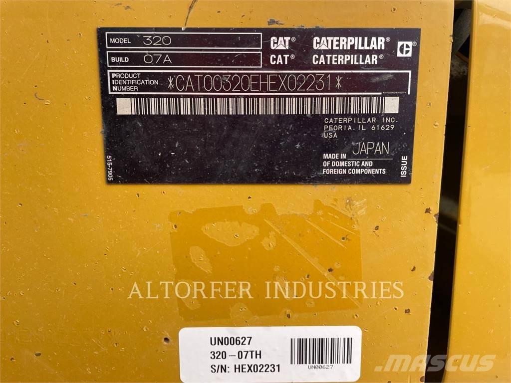 CAT 320-07 TH Paletli ekskavatörler
