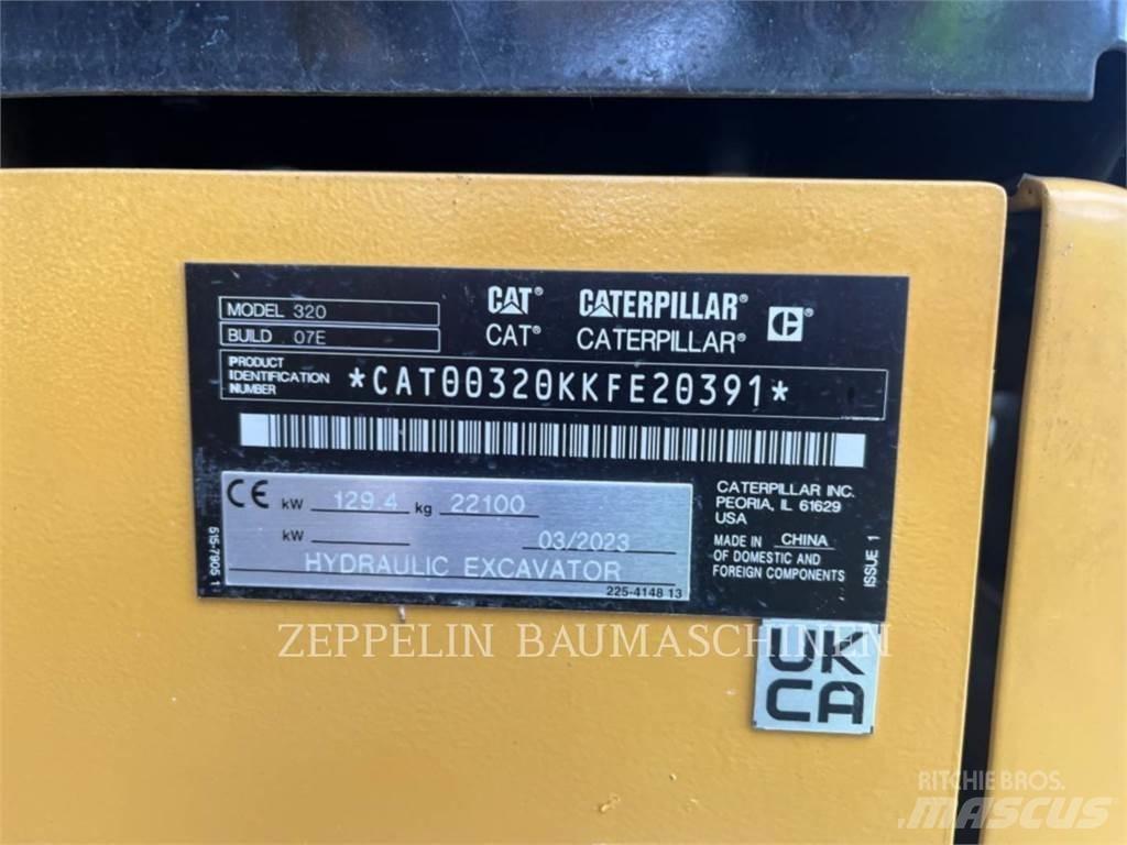 CAT 320-07D Paletli ekskavatörler
