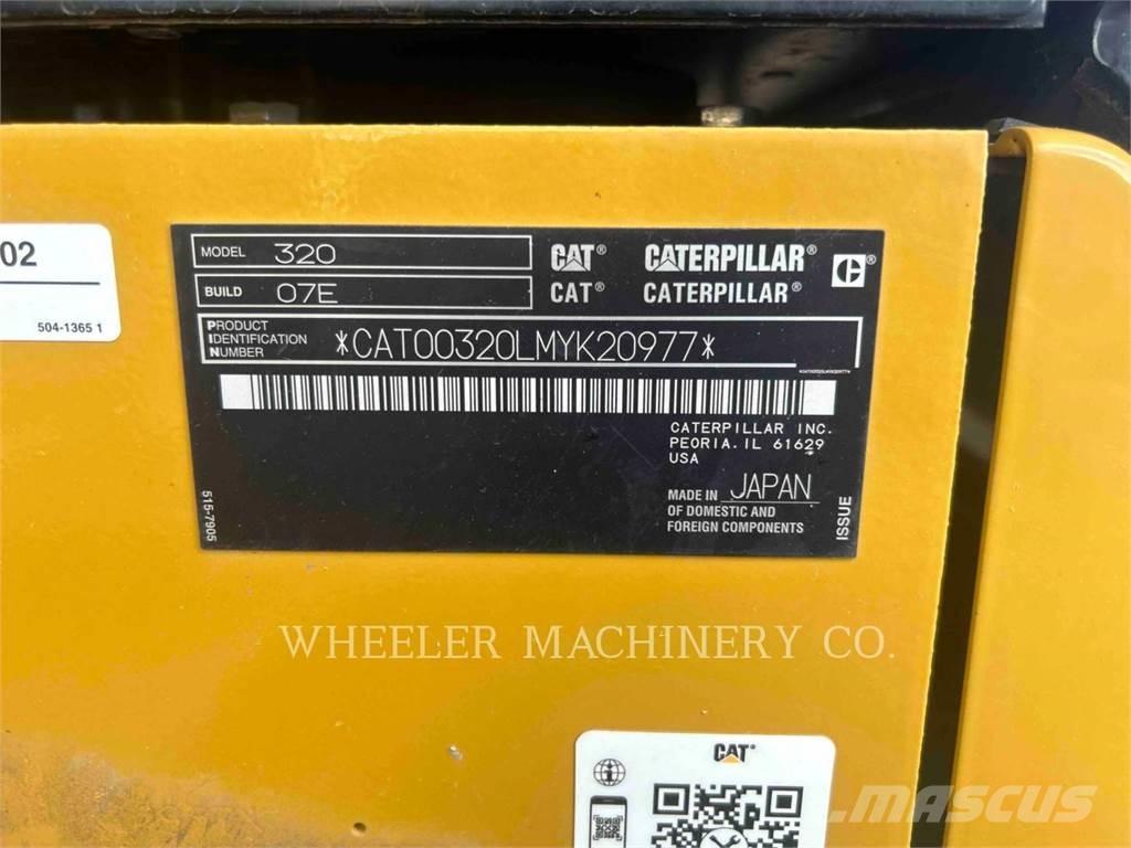 CAT 320 CF Paletli ekskavatörler