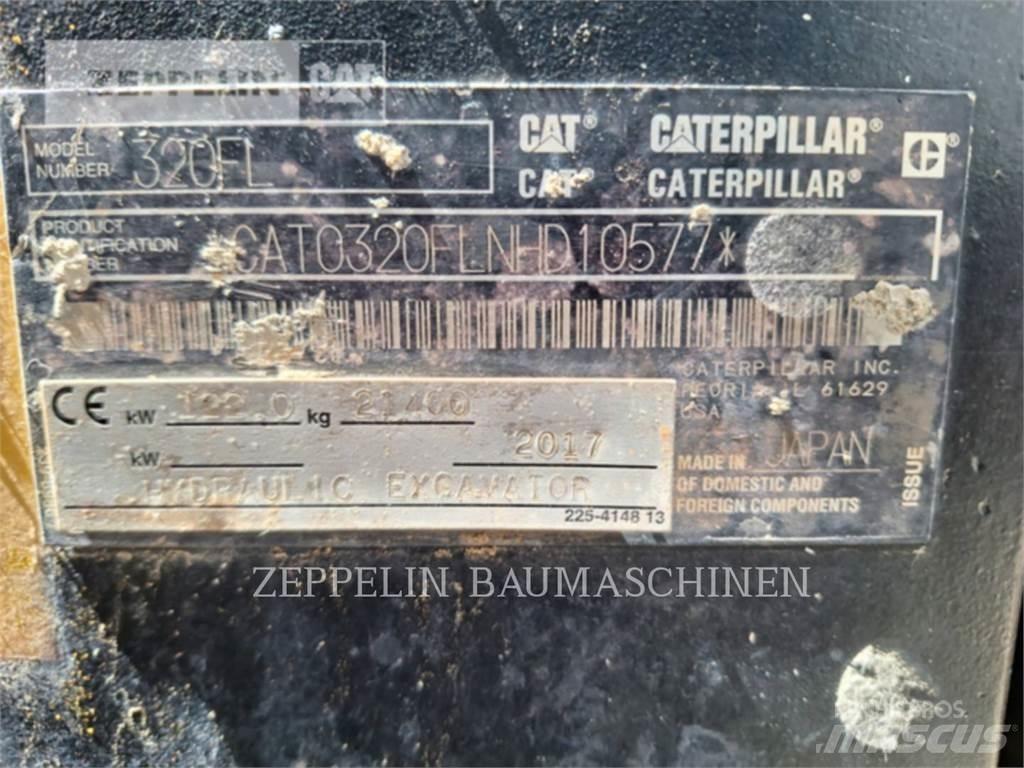 CAT 320FL Paletli ekskavatörler