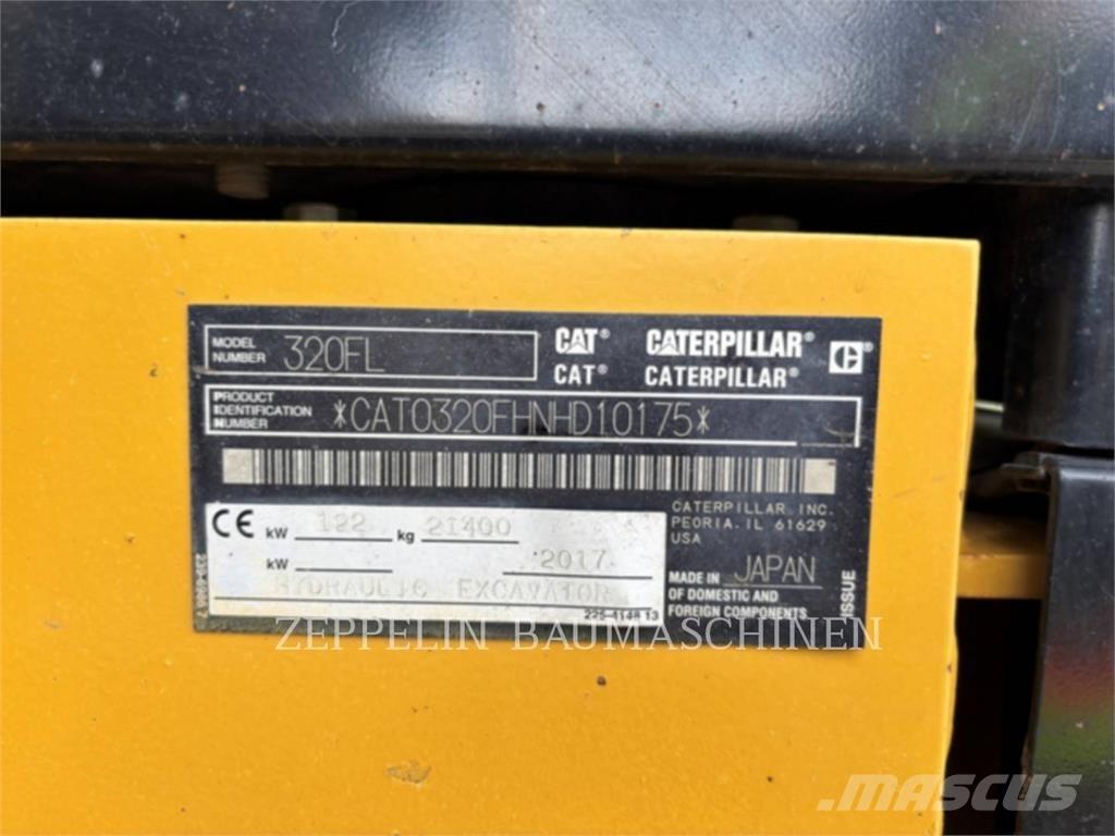 CAT 320FL Paletli ekskavatörler