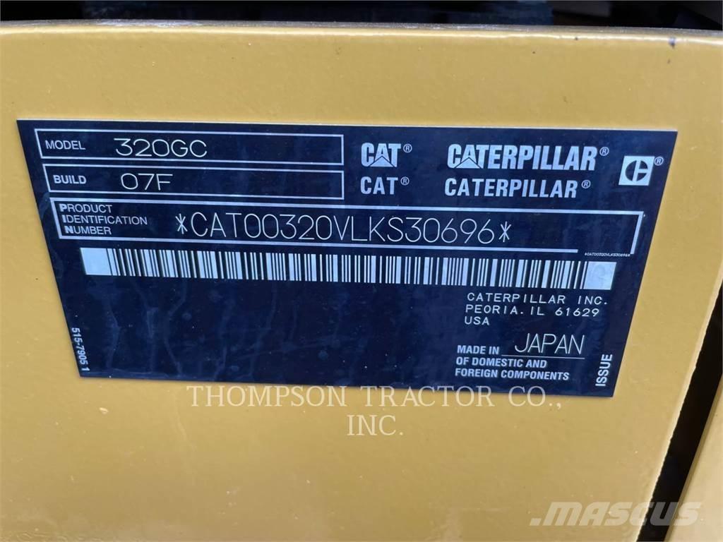 CAT 320GC Paletli ekskavatörler