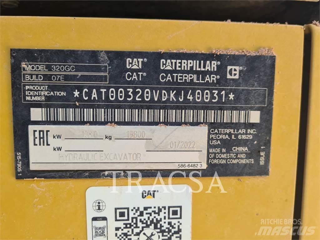 CAT 320GC Paletli ekskavatörler
