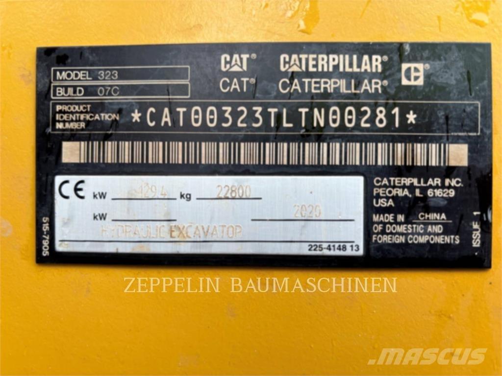 CAT 323-07C Paletli ekskavatörler