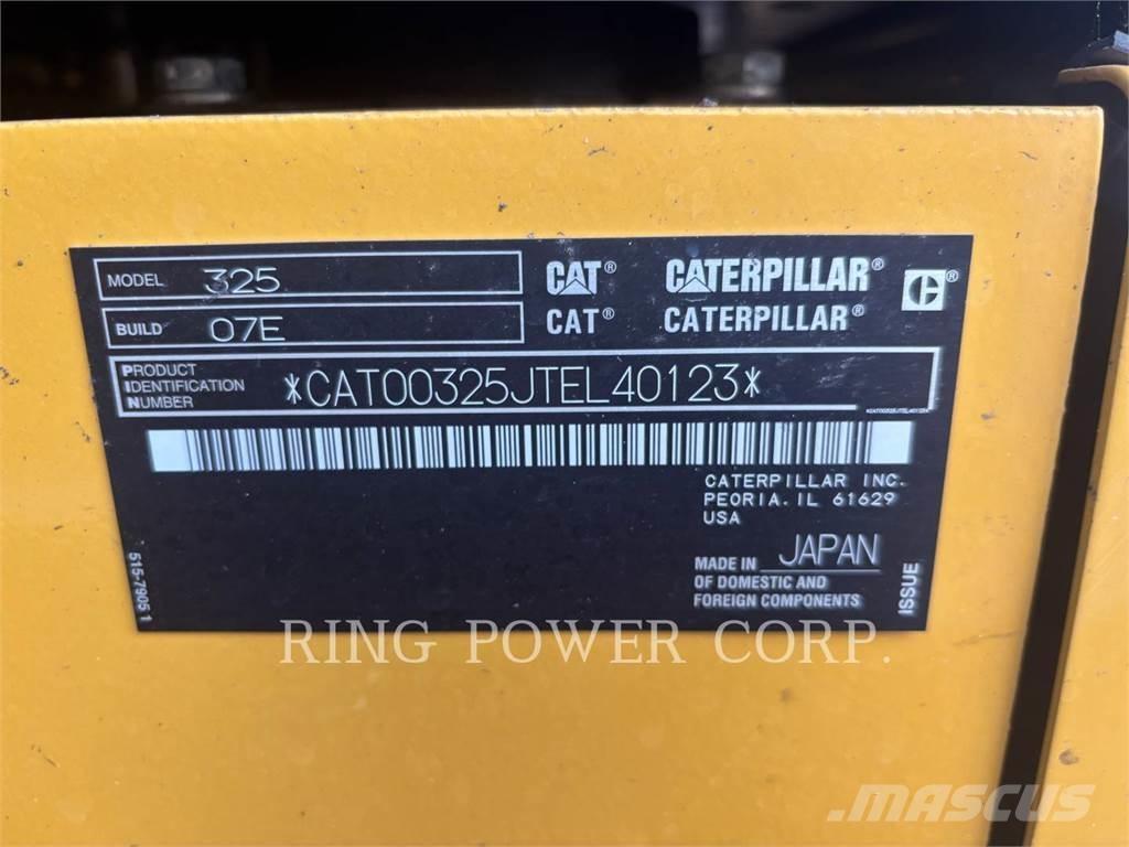 CAT 325 Paletli ekskavatörler